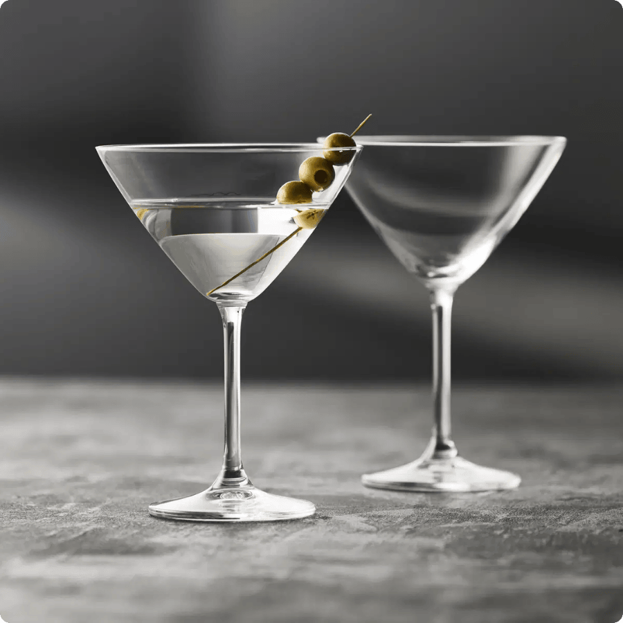 Lyngby Glas Martini 28 cl 4 stk, Juvel
